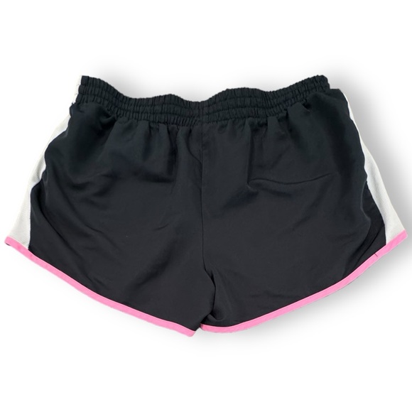 Danskin Now Women Activewear Shorts Size L(12-14) Black White Pink - Picture 2 of 2